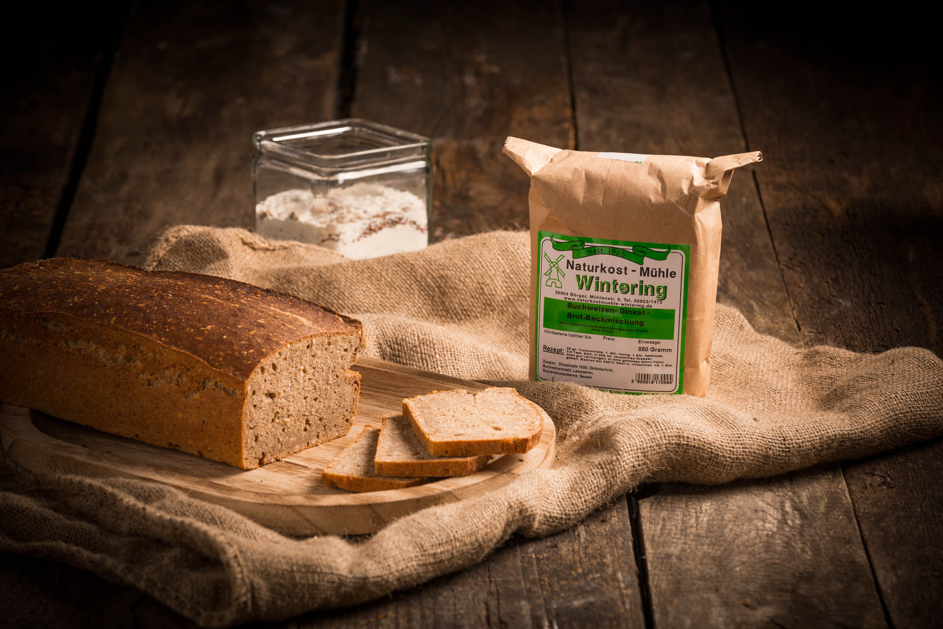 Buchweizen- Dinkel - Brot-backmischung