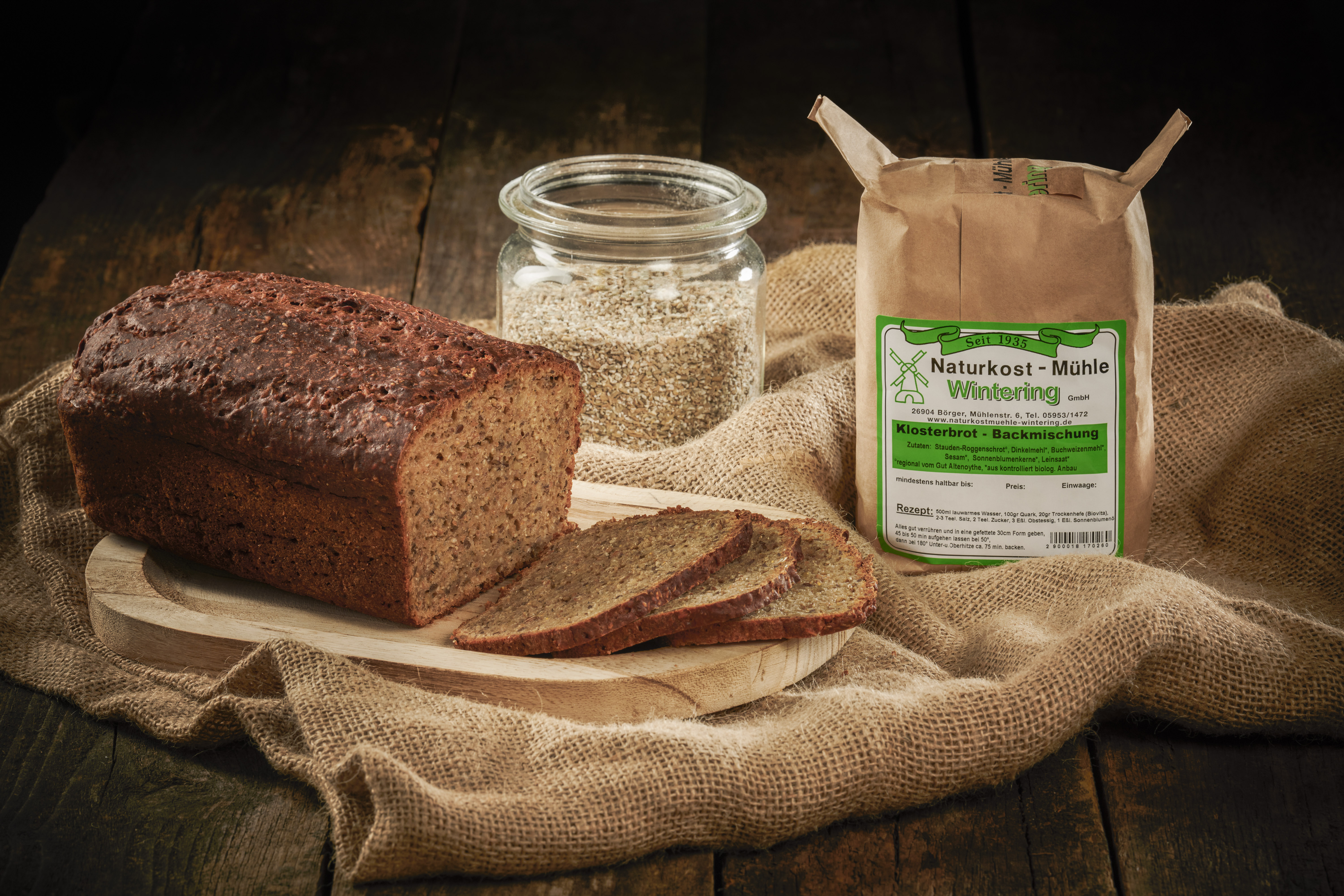 Klosterbrot Backmischung