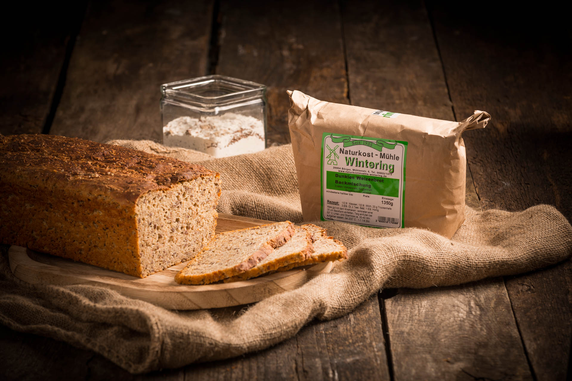 Dunkles Weizenbrot - Backmischung